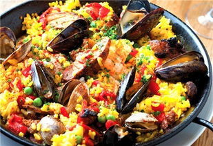 西班牙海鲜饭配菜