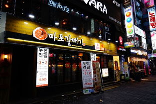 韩国首尔美食街